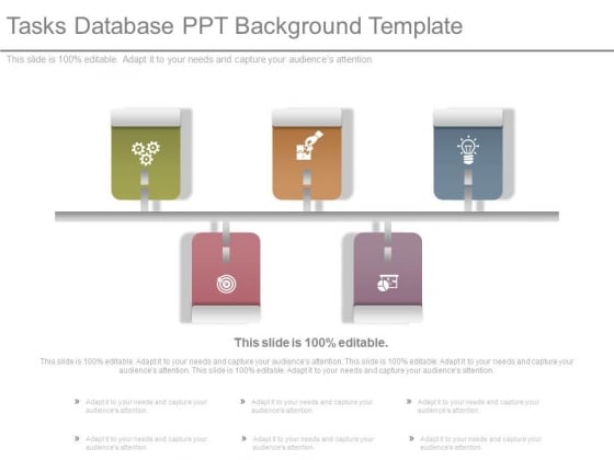 Tasks Database Ppt Background Template Tasks Database Ppt Background Template