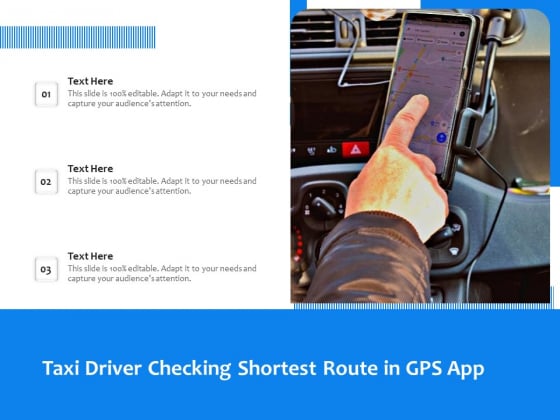 Taxi Driver Checking Shortest Route In GPS App Ppt PowerPoint Presentation Gallery Maker PDF Taxi Driver Checking Shortest Route In GPS App Ppt PowerPoint Presentation Gallery Maker PDF