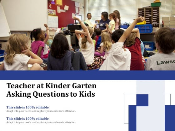 Teacher At Kinder Garten Asking Questions To Kids Ppt PowerPoint Presentation Infographic Template Templates PDF Teacher At Kinder Garten Asking Questions To Kids Ppt PowerPoint Presentation Infographic Template Templates PDF