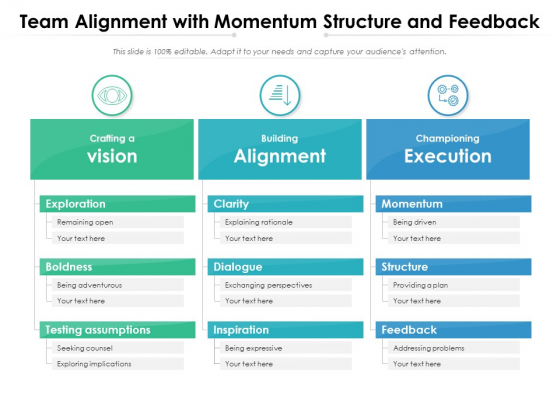 Team Alignment With Momentum Structure And Feedback Ppt PowerPoint Presentation Gallery Professional PDF Team Alignment With Momentum Structure And Feedback Ppt PowerPoint Presentation Gallery Professional PDF