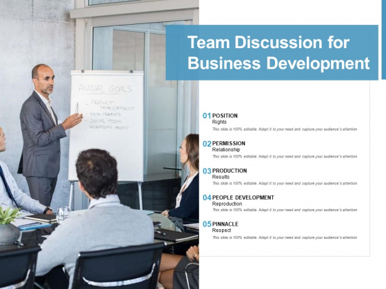 Team Discussion For Business Development Ppt PowerPoint Presentation File Files Team Discussion For Business Development Ppt PowerPoint Presentation File Files