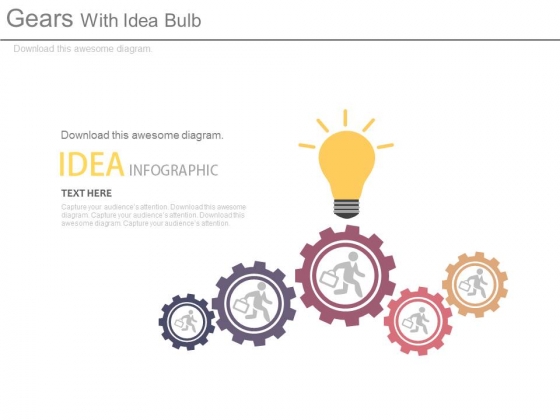 Team In Gears With Idea Bulb Powerpoint Slides Team In Gears With Idea Bulb Powerpoint Slides