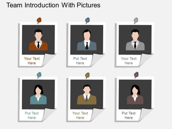 Team Introduction With Pictures Powerpoint Template