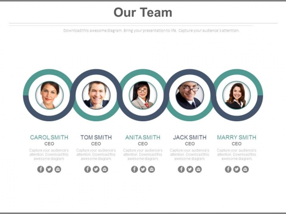 Team Members With Portfolio Of Skills Powerpoint Slides Team Members With Portfolio Of Skills Powerpoint Slides