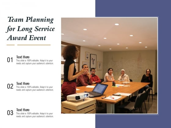 Team Planning For Long Service Award Event Ppt PowerPoint Presentation Pictures Influencers PDF