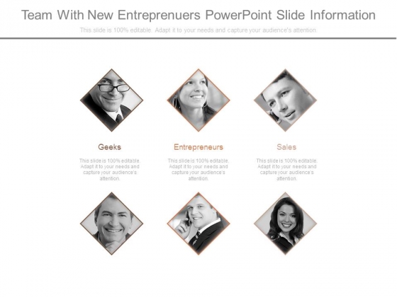 Team With New Entreprenuers Powerpoint Slide Information Team With New Entreprenuers Powerpoint Slide Information