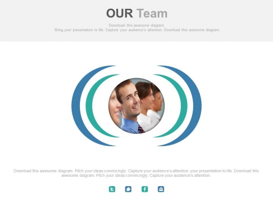 Team With Social Media Network Powerpoint Slides Team With Social Media Network Powerpoint Slides