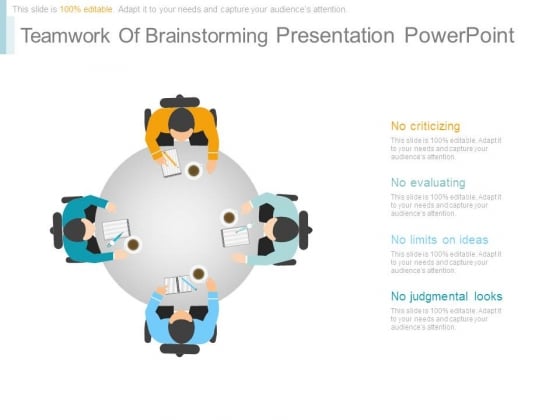 Teamwork Of Brainstorming Presentation Powerpoint Teamwork Of Brainstorming Presentation Powerpoint