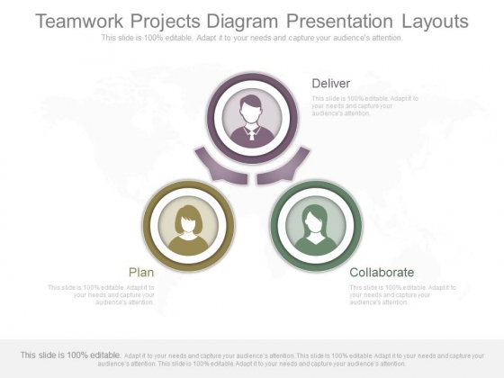 Teamwork Projects Diagram Presentation Layouts
