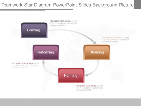 Teamwork Star Diagram Powerpoint Slides Background Picture Teamwork Star Diagram Powerpoint Slides Background Picture