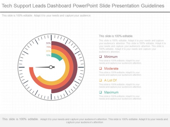 Tech Support Leads Dashboard Powerpoint Slide Presentation Guidelines Tech Support Leads Dashboard Powerpoint Slide Presentation Guidelines
