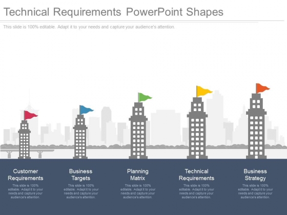 Technical Requirements Powerpoint Shapes