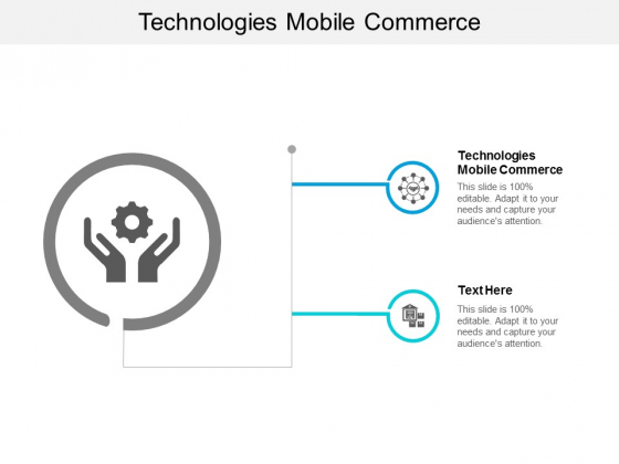 Technologies Mobile Commerce Ppt PowerPoint Presentation Designs Cpb