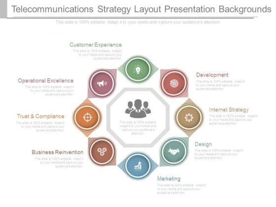 Telecommunications Strategy Layout Presentation Backgrounds Telecommunications Strategy Layout Presentation Backgrounds