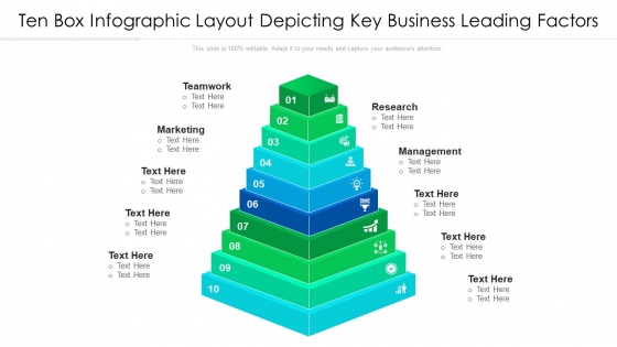 Ten Box Infographic Layout Depicting Key Business Leading Factors Ppt PowerPoint Presentation File Gallery PDF Ten Box Infographic Layout Depicting Key Business Leading Factors Ppt PowerPoint Presentation File Gallery PDF