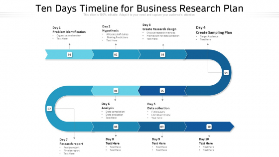 Ten Days Timeline For Business Research Plan Ppt PowerPoint Presentation Gallery Brochure PDF Ten Days Timeline For Business Research Plan Ppt PowerPoint Presentation Gallery Brochure PDF