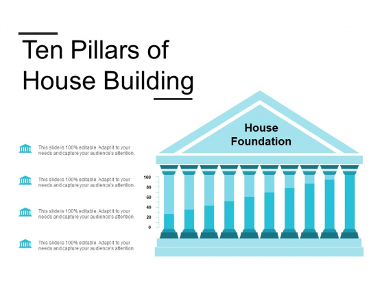 ten pillars of house building ppt powerpoint presentation building powerpoint templates