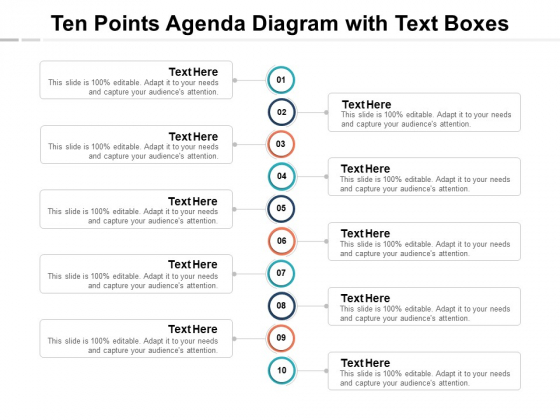 Ten Points Agenda Diagram With Text Boxes Ppt PowerPoint Presentation File Diagrams Ten Points Agenda Diagram With Text Boxes Ppt PowerPoint Presentation File Diagrams