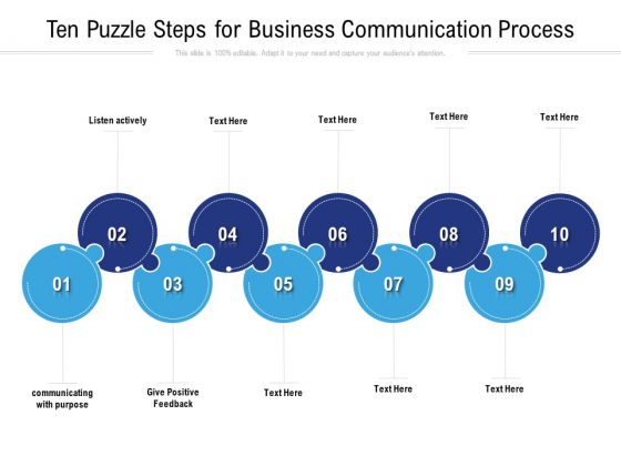 Ten Puzzle Steps For Business Communication Process Ppt PowerPoint Presentation Infographics Outfit Ten Puzzle Steps For Business Communication Process Ppt PowerPoint Presentation Infographics Outfit