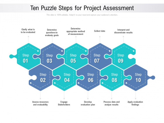 Ten Puzzle Steps For Project Assessment Ppt PowerPoint Presentation Outline Guide Ten Puzzle Steps For Project Assessment Ppt PowerPoint Presentation Outline Guide