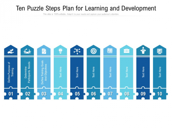 Ten Puzzle Steps Plan For Learning And Development Ppt PowerPoint Presentation File Example Introduction Ten Puzzle Steps Plan For Learning And Development Ppt PowerPoint Presentation File Example Introduction