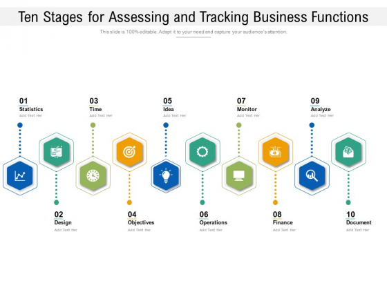 Ten Stages For Assessing And Tracking Business Functions Ppt PowerPoint Presentation File Deck PDF Ten Stages For Assessing And Tracking Business Functions Ppt PowerPoint Presentation File Deck PDF