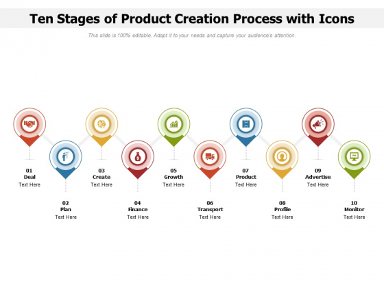 Ten Stages Of Product Creation Process With Icons Ppt PowerPoint Presentation File Brochure PDF Ten Stages Of Product Creation Process With Icons Ppt PowerPoint Presentation File Brochure PDF