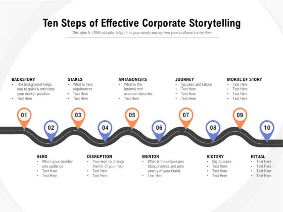 Ten Steps Of Effective Corporate Storytelling Ppt PowerPoint Presentation Outline Design Inspiration Ten Steps Of Effective Corporate Storytelling Ppt PowerPoint Presentation Outline Design Inspiration