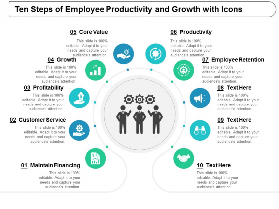 ten steps of employee productivity and growth with icons ppt powerpoint presentation summary aids ten steps of employee productivity and growth with icons ppt powerpoint presentation summary aids