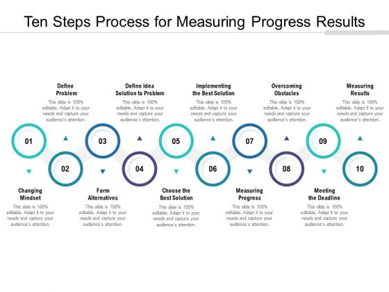 Ten Steps Process For Measuring Progress Results Ppt PowerPoint Presentation Slides Inspiration Ten Steps Process For Measuring Progress Results Ppt PowerPoint Presentation Slides Inspiration
