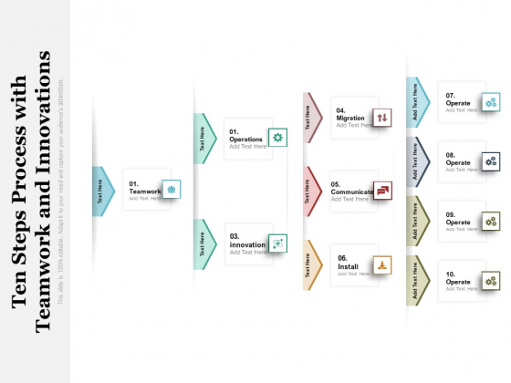 Ten Steps Process With Teamwork And Innovations Ppt PowerPoint Presentation Pictures Outfit PDF Ten Steps Process With Teamwork And Innovations Ppt PowerPoint Presentation Pictures Outfit PDF