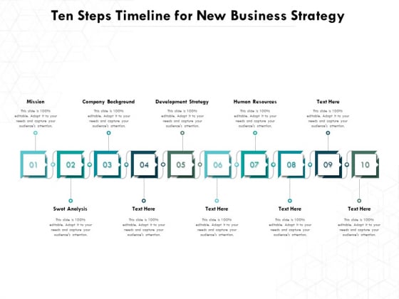 Ten Steps Timeline For New Business Strategy Ppt PowerPoint Presentation File Gallery PDF Ten Steps Timeline For New Business Strategy Ppt PowerPoint Presentation File Gallery PDF