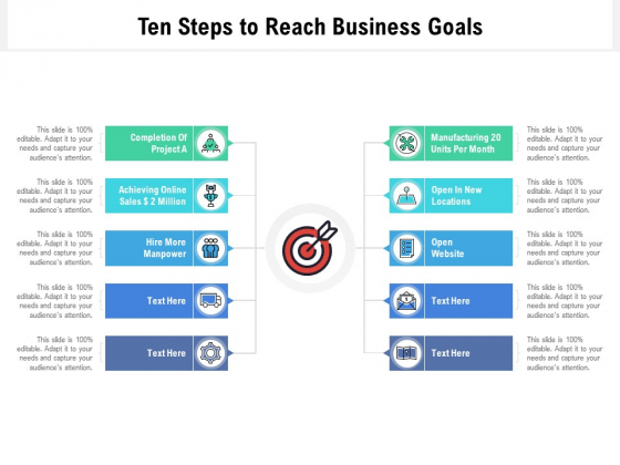 Ten Steps To Reach Business Goals Ppt PowerPoint Presentation File Guidelines Ten Steps To Reach Business Goals Ppt PowerPoint Presentation File Guidelines