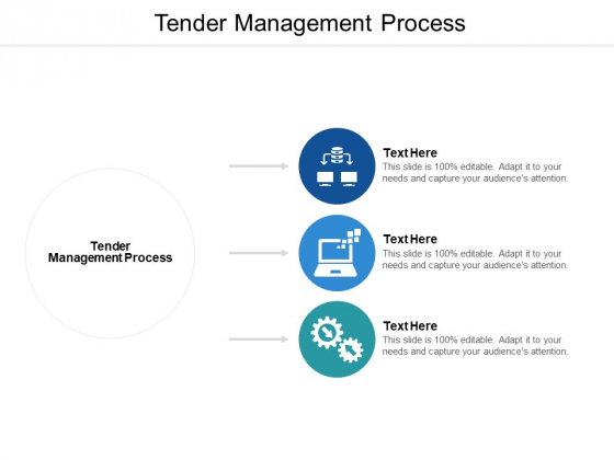 Tender Management Process Ppt PowerPoint Presentation Model Slideshow Cpb