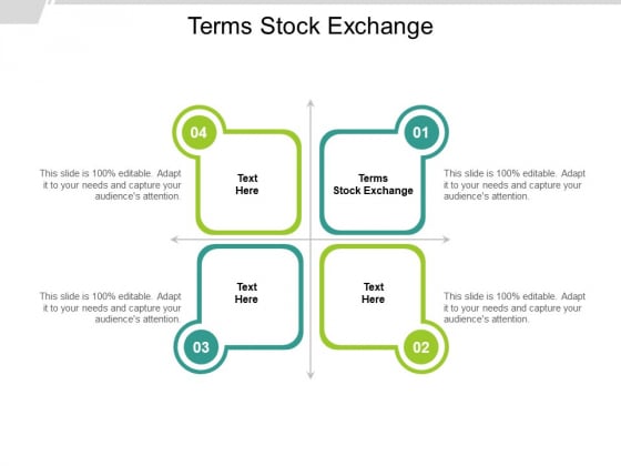 Terms Stock Exchange Ppt PowerPoint Presentation Styles Guide Cpb