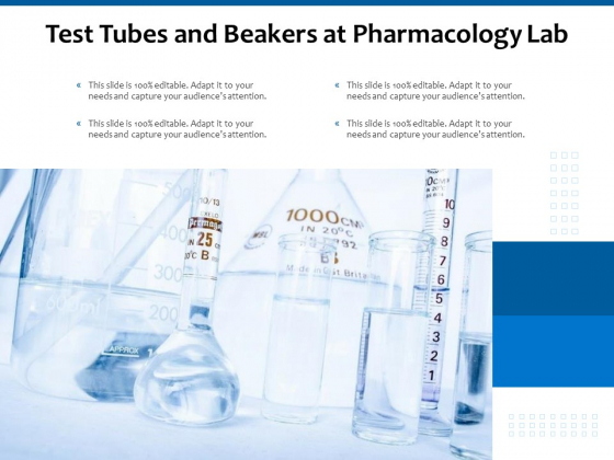 Test Tubes And Beakers At Pharmacology Lab Ppt PowerPoint Presentation Infographics Example PDF Test Tubes And Beakers At Pharmacology Lab Ppt PowerPoint Presentation Infographics Example PDF