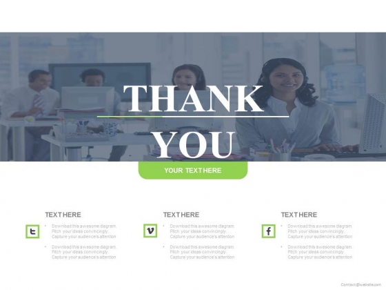 Thank You Slide Business Team Design Powerpoint Slides