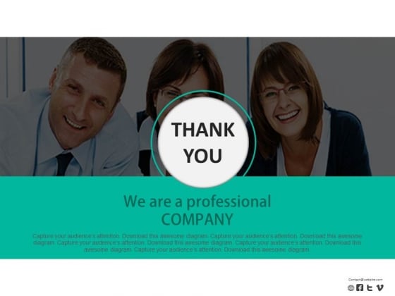 Thank You Slide With Team Pictures Powerpoint Slides Thank You Slide With Team Pictures Powerpoint Slides