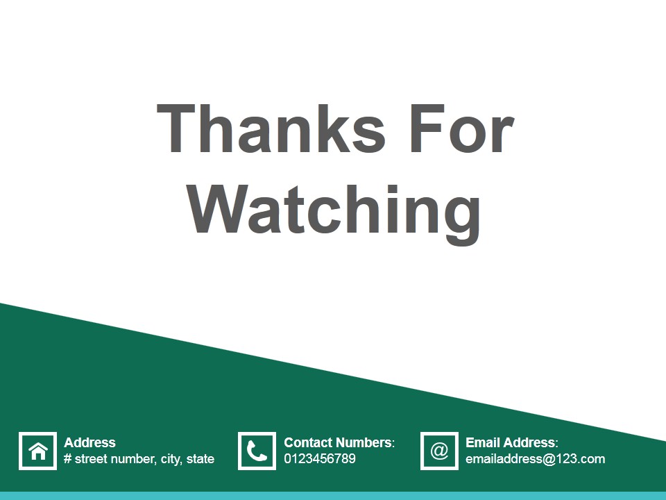 Thanks For Watching Ppt PowerPoint Presentation Gallery Slide Portrait