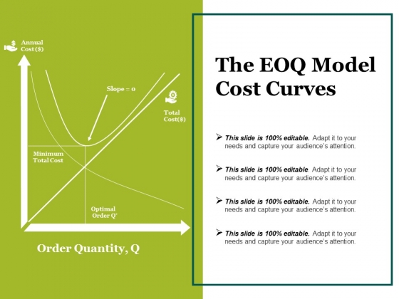 The Eoq Model Cost Curves Ppt PowerPoint Presentation Pictures Template