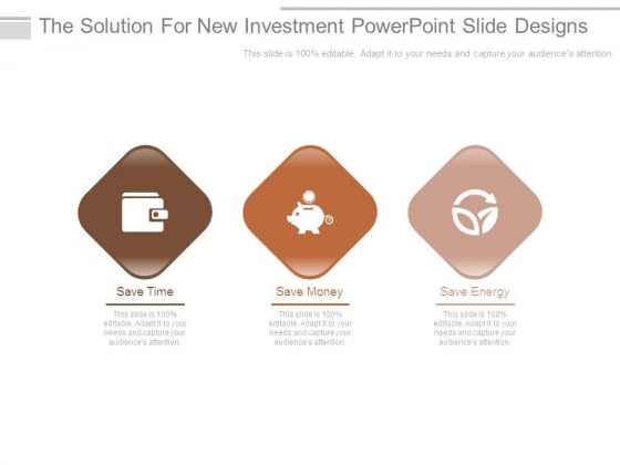The Solution For New Investment Powerpoint Slide Designs The Solution For New Investment Powerpoint Slide Designs