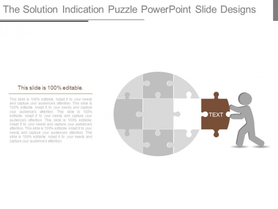 The Solution Indication Puzzle Powerpoint Slide Designs The Solution Indication Puzzle Powerpoint Slide Designs