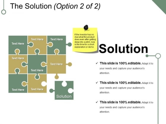 The Solution Template 2 Ppt PowerPoint Presentation Infographics Maker The Solution Template 2 Ppt PowerPoint Presentation Infographics Maker