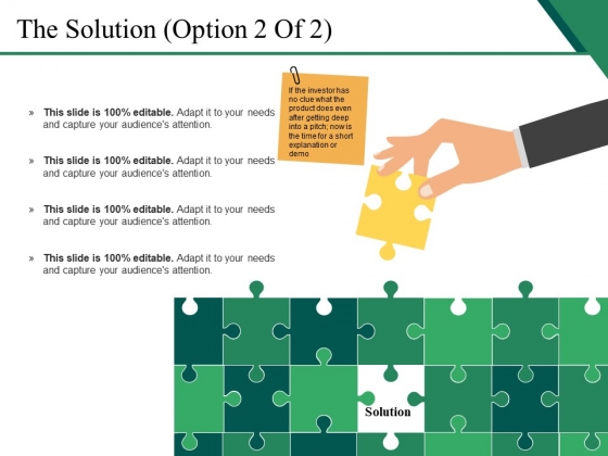 The Solution Template 2 Ppt PowerPoint Presentation Pictures Clipart The Solution Template 2 Ppt PowerPoint Presentation Pictures Clipart