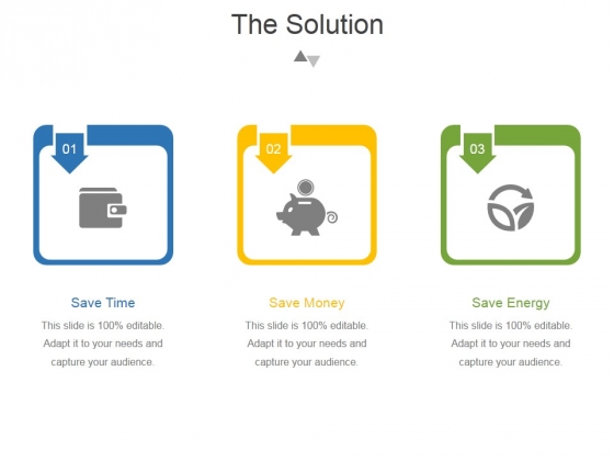 The Solution Template 3 Ppt PowerPoint Presentation Guide The Solution Template 3 Ppt PowerPoint Presentation Guide