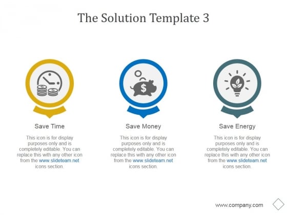 The Solution Template 3 Ppt PowerPoint Presentation Microsoft
