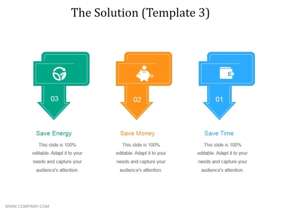 The Solution Template 3 Ppt PowerPoint Presentation Professional Slide The Solution Template 3 Ppt PowerPoint Presentation Professional Slide
