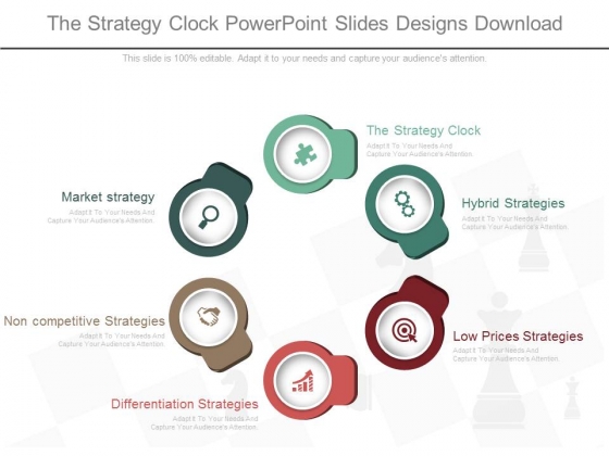 The Strategy Clock Powerpoint Slides Designs Download