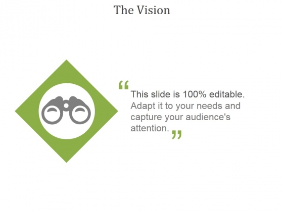 The Vision Ppt PowerPoint Presentation Guidelines The Vision Ppt PowerPoint Presentation Guidelines