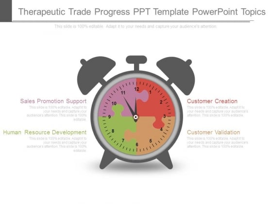 Therapeutic Trade Progress Ppt Template Powerpoint Topics Therapeutic Trade Progress Ppt Template Powerpoint Topics